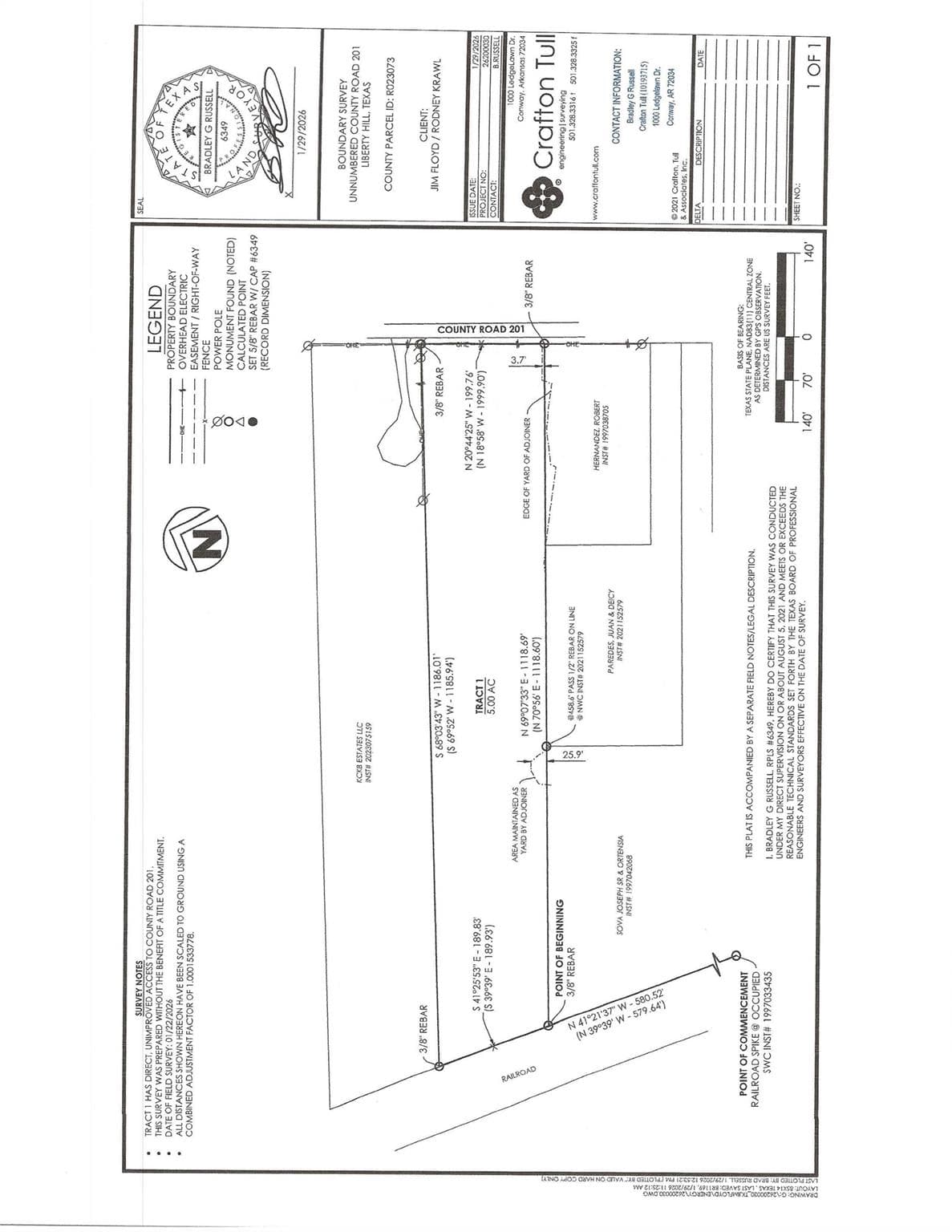 TBD CR 201 CR 201 Land